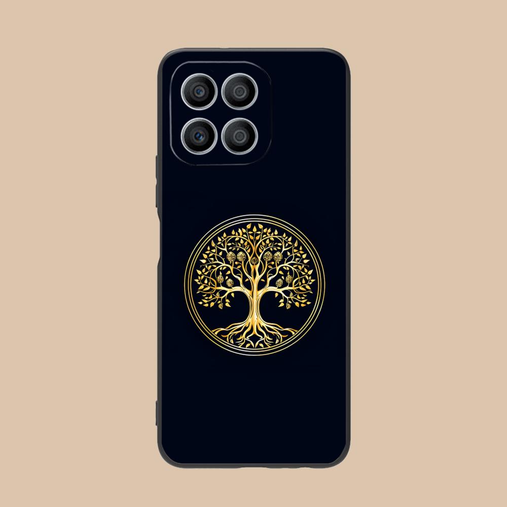 World Life Tree Mobile Phone Case for Honor 90 80 70 60 50 30 20 10 9 8 7 Pro S SE Lite 5G Colorful Printing Cover Cover Luxury