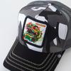 1PC Mesh Trucker Hat, Breathable, Embroidered Chinese Dragon Lion Patch, Distressed Retro Streetwear for Men Women