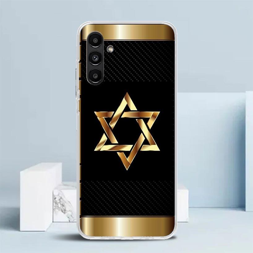 David Jewish Star Symbol Phone Case For Samsung Galaxy A17 A37 A57 A16 A15 A14 A13 A56 A55 A54 A53 A36 A35 A34 A33 A26 A25 A24 A