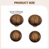 4 Pieces Wall Mounted Wooden Hooks Cabinet Knobs Lightweight Wood Handles Door for
