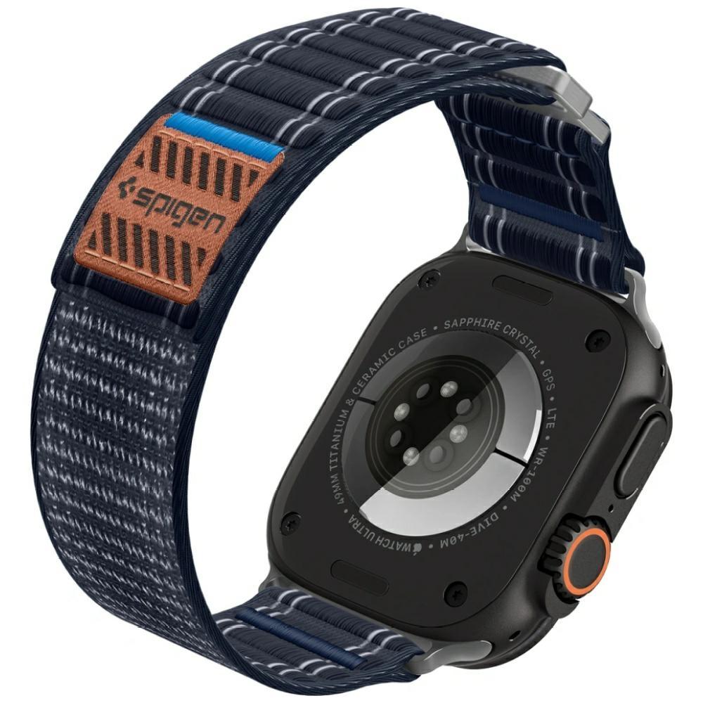 Pasek Spigen WBF0 do Apple Watch         8/9/10/11/SE/Ultra (44/45/46/49mm) granatowy