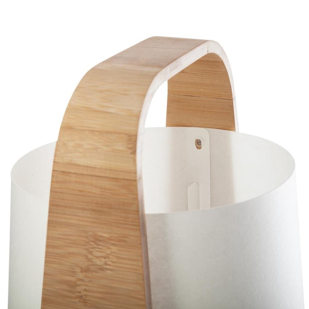 Rex Table Lamp White Bamboo Scandinavian Style