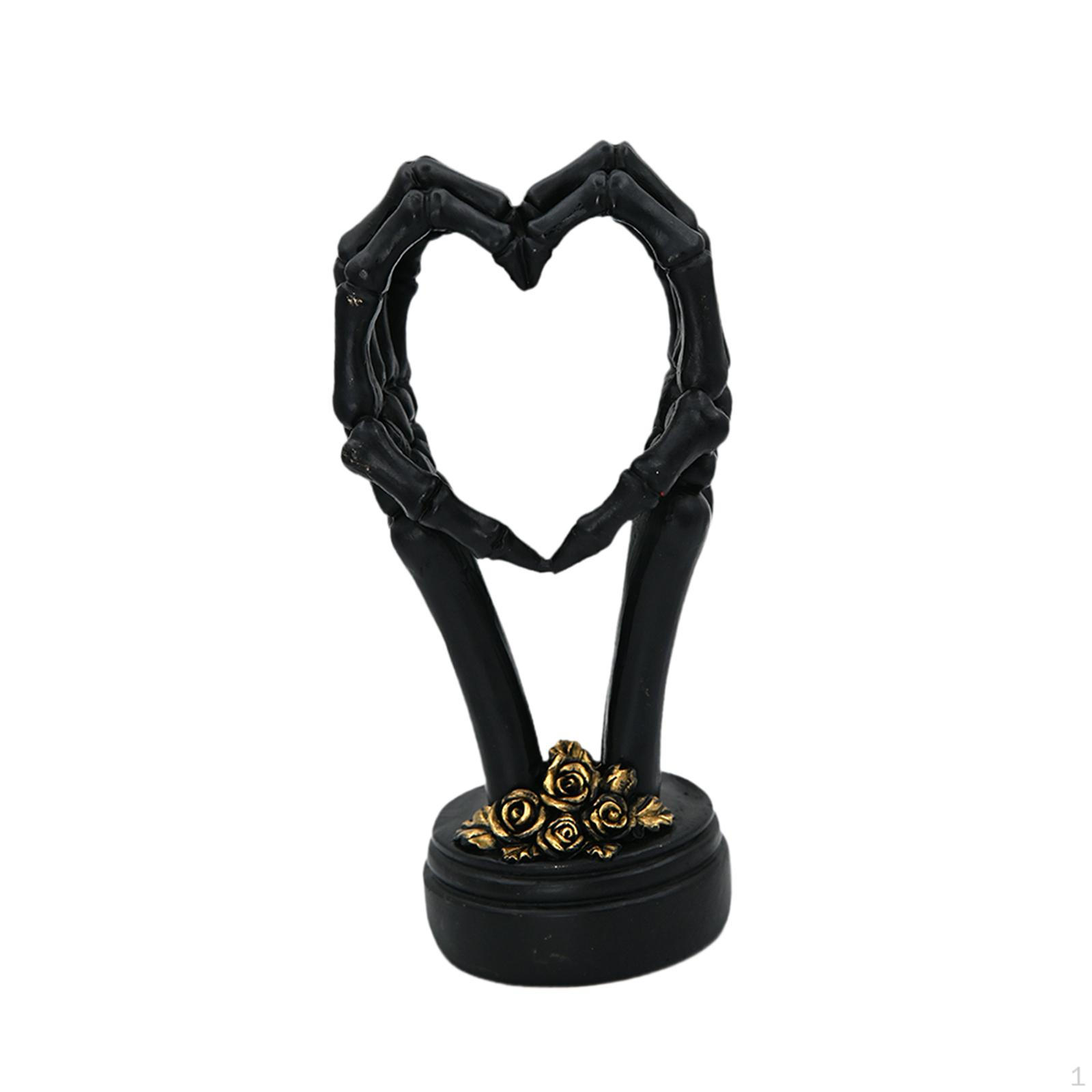 

Halloween Sculpture ,Halloween Decoration ,Hand Gesture Desk Statue for Indoor Walkway Countertop чёрный