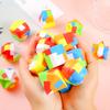 3D Puzzle Luban Lock Keychain Brain Teaser Mini Cube Intellectual Educational Toys For Kids Adults Antistress Party Favors