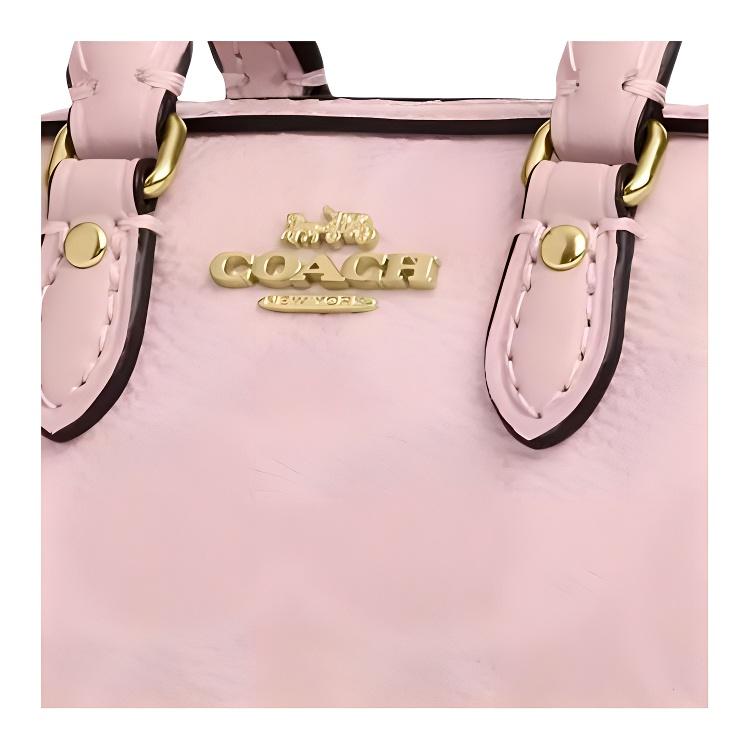 New COACH Rowan Leather Bag Accessory Mini Women's Pink CX068-IMPO