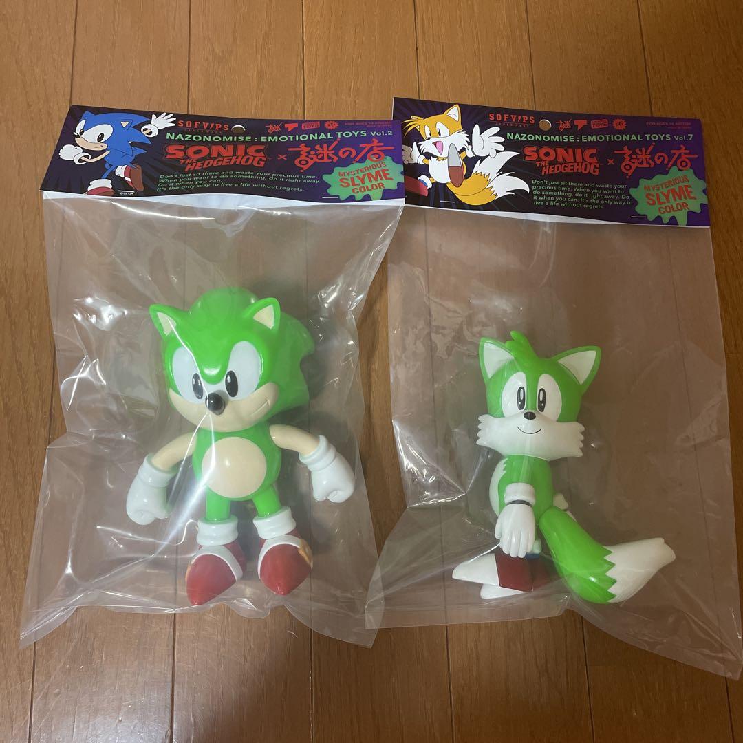 

[Б/У] SOFVIPS Эксклюзивный для Mysterious Store Фигурка Соника и Тейлза с таинственным цветом
