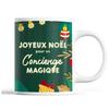 Mug - Christmas - Male Concierge - Ceramic - Green - 325 Ml
