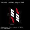 2Pcs Motocross Motorcycle Vinyl Sticker For Kyb Wp Suspension Showa Decal For Yamaha Honda Suzuki Ktm Kawasaki Benelli Decor Quality