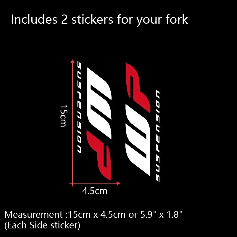 

2 шт. Виниловая наклейка для мотокроссового мотоцикла Kyb WP Suspension Showa Decal для Yamaha Honda Suzuki Ktm Kawasaki Benelli Decor