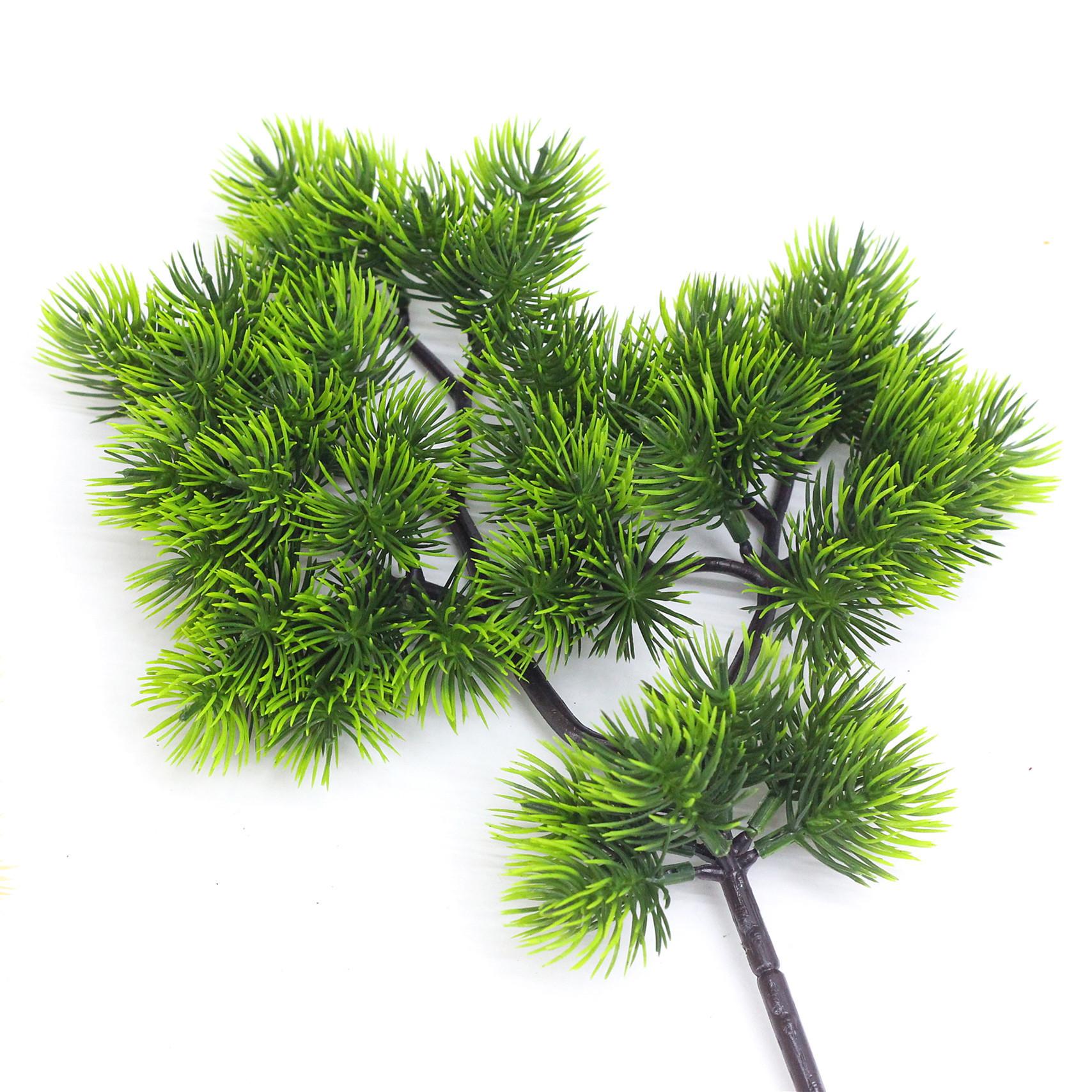 

Simulation Plant Beauty Pine Cypress Branches Landscape Potted Hotel Wedding Shooting Garden Landscaping Decoration зелёный
