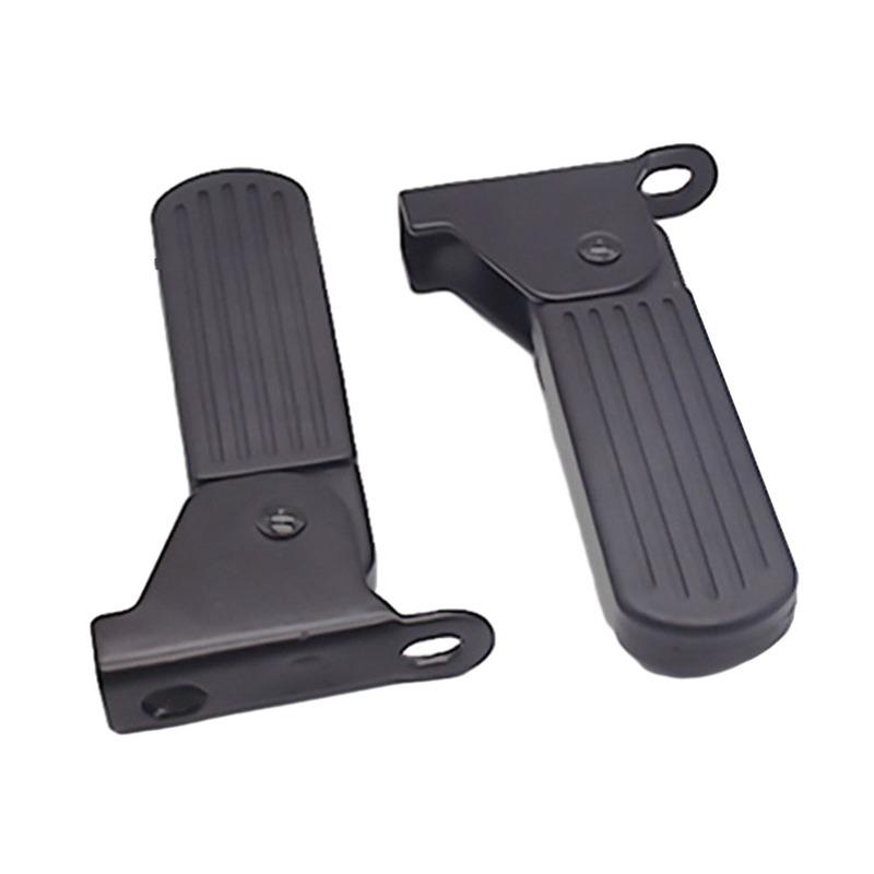 Electric Moped Front Pedal Left And Right Metal Rubber Scooter High quality Materials Support Pad Foldable Pedal Front Practical
