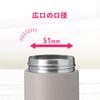 Atlas 360ml Double Stainless Steel Water Bottle, Insulated for Hot and Cold Water, Gray, SS-350GY