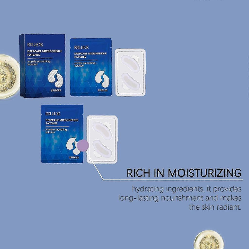 Anti-wrinkle Eye Patches, Hyaluronic Acid Patches for Under Eyes, Moisturizing Essence Eye Patches for Hydration & Soothing