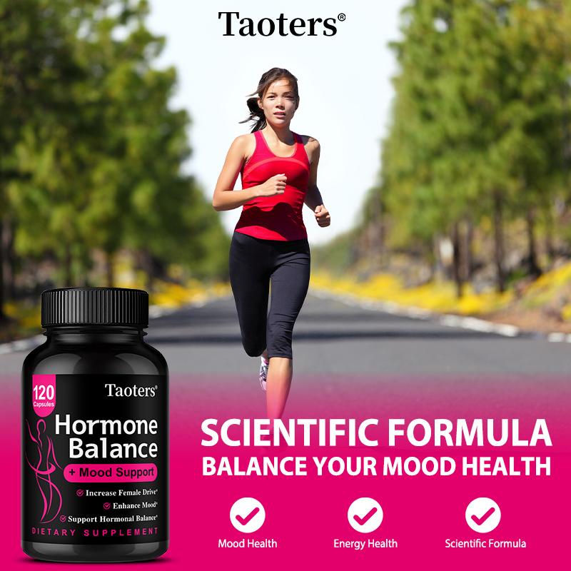 Nahrungsergänzungsmittel zur Hormonbalance für Frauen, 60/120 Kapseln