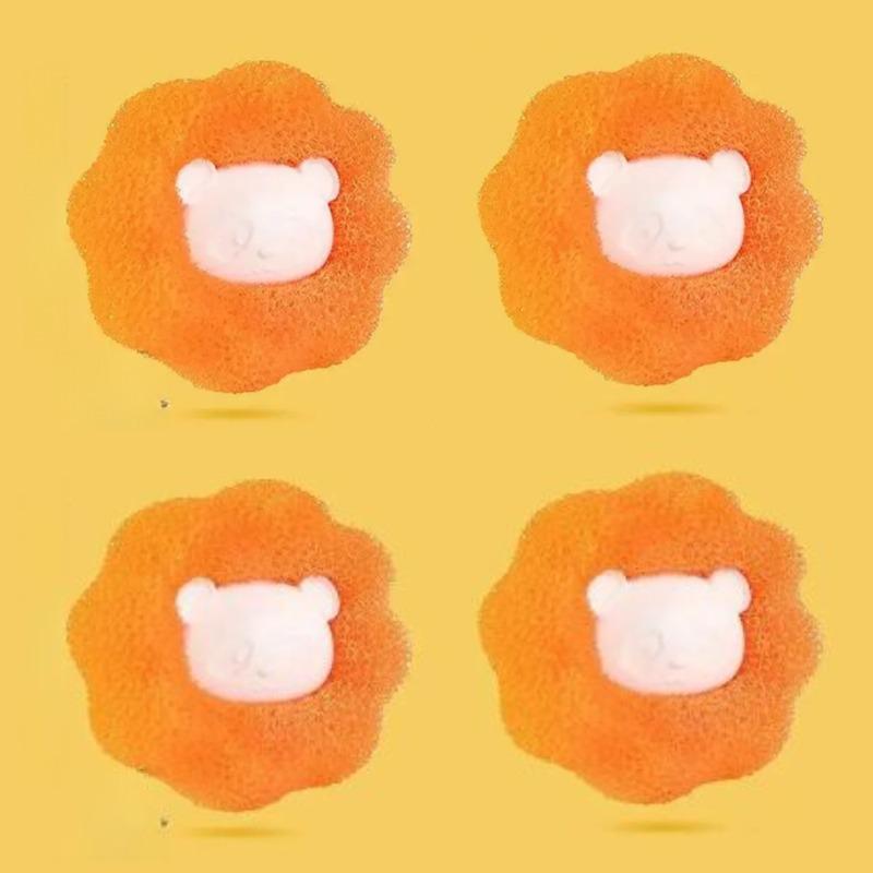 

Волшебный шарик для стирки многоразовый инструмент для чистки одежды от волос средство для удаления шерсти домашних животных стиральная машина уловитель кошачьей и собачьей шерсти шарик для стирки orange,4pcs