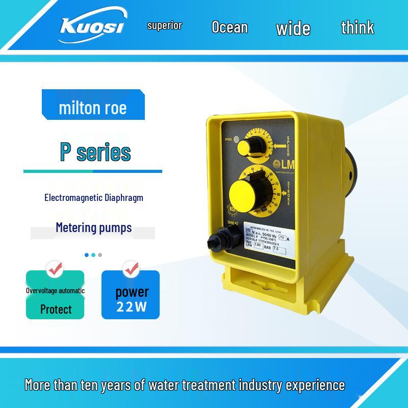 LMI Milton Roy P166-368TI Electromagnetic Diaphragm Dosing Pump for Wastewater Treatment