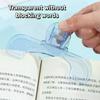 2/3 Peças Clipe de Livro de Plástico Transparente Com Suporte Auxílio de Leitura Clipe de Livro Fixo Marcador de Página Papelaria Material Escolar