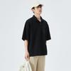 SoarUnique Polo Short Heavyweight with a Minimalist Look 290g Premium Simple Solid Summer Oversized Perfect for Casual Outfits Men's Shirt, Sleeve,