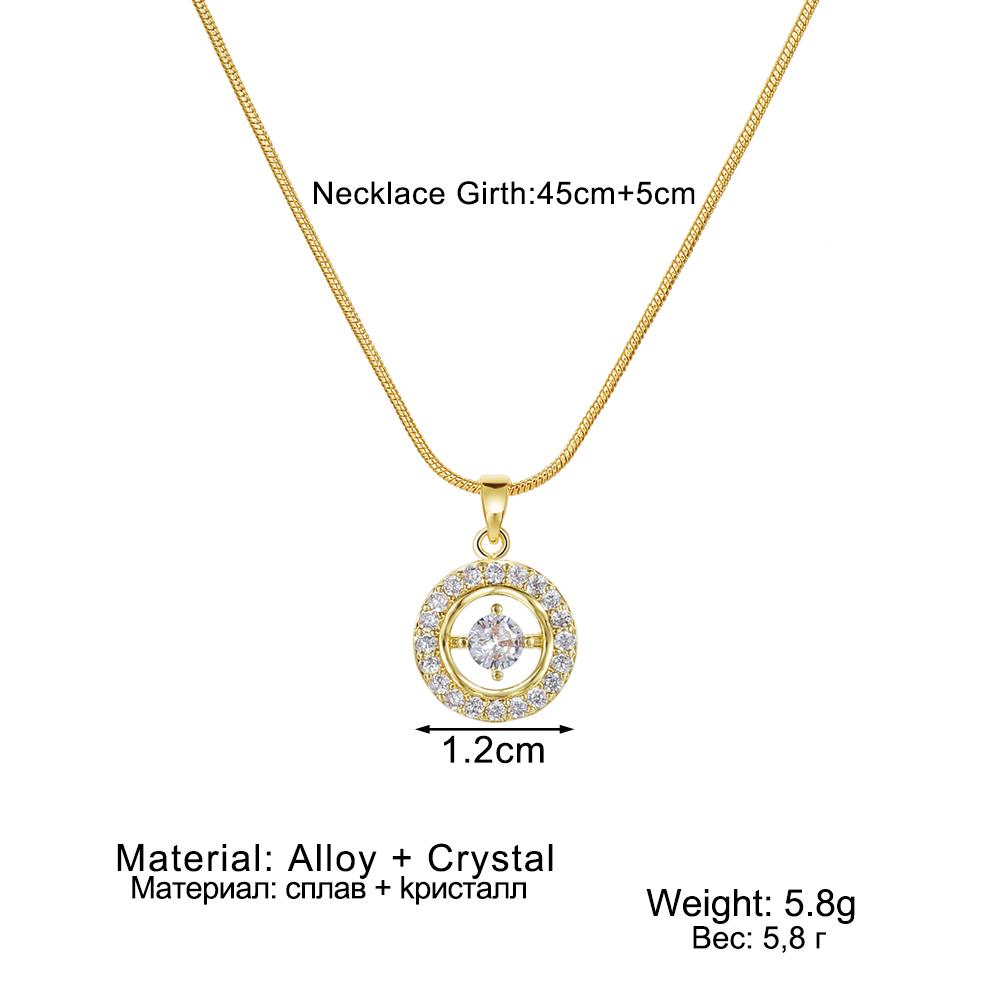 Classic Butterfly Pendant Simple Cross Pendant Necklace Jewelry Fashion Austrian Crystal Shop Necklace Jewelry Sweater Chain