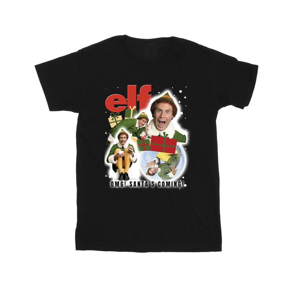 Elf Mens Buddy Collage T-Shirt