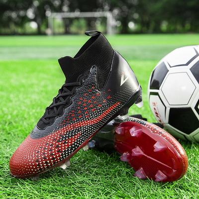 Paar lange Nägel abgebrochene Nägel Fußballschuhe Flyknit Socken Mund Fußballtrainingsschuhe High-Top Studenten Spiel tatsächliche Sneaker