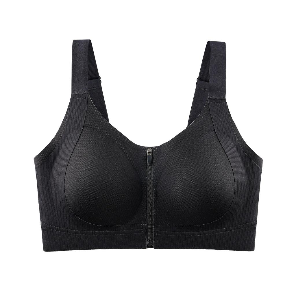 Front Zipper Bra Female Invisible Gathering Bra Seamless Lifting and Gathering Bra