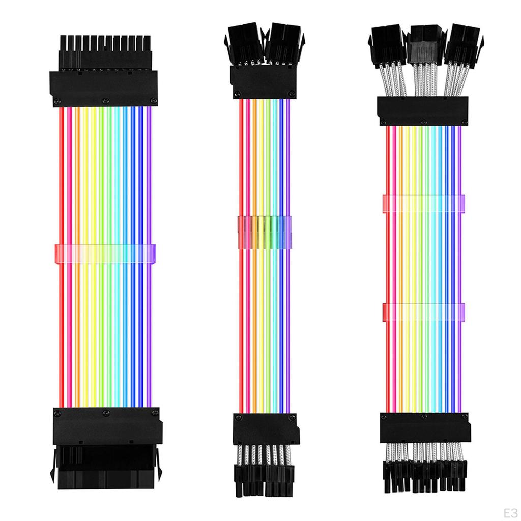 Güç Kaynağı için RGB Kablo Uzatma Kiti Kablolar