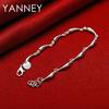925 Sterling Silver 8-inch Exquisite Teardrop Bracelet for Women, Fashionable Wedding Accessories, Party Jewelry