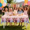 Kit de Decoración para Fiesta de Cumpleaños Temática K-Pop Guirnalda Mantel Platos de Papel Servilletas Vajilla Desechable Ecológica Limpieza Fácil Suministros para Fiestas