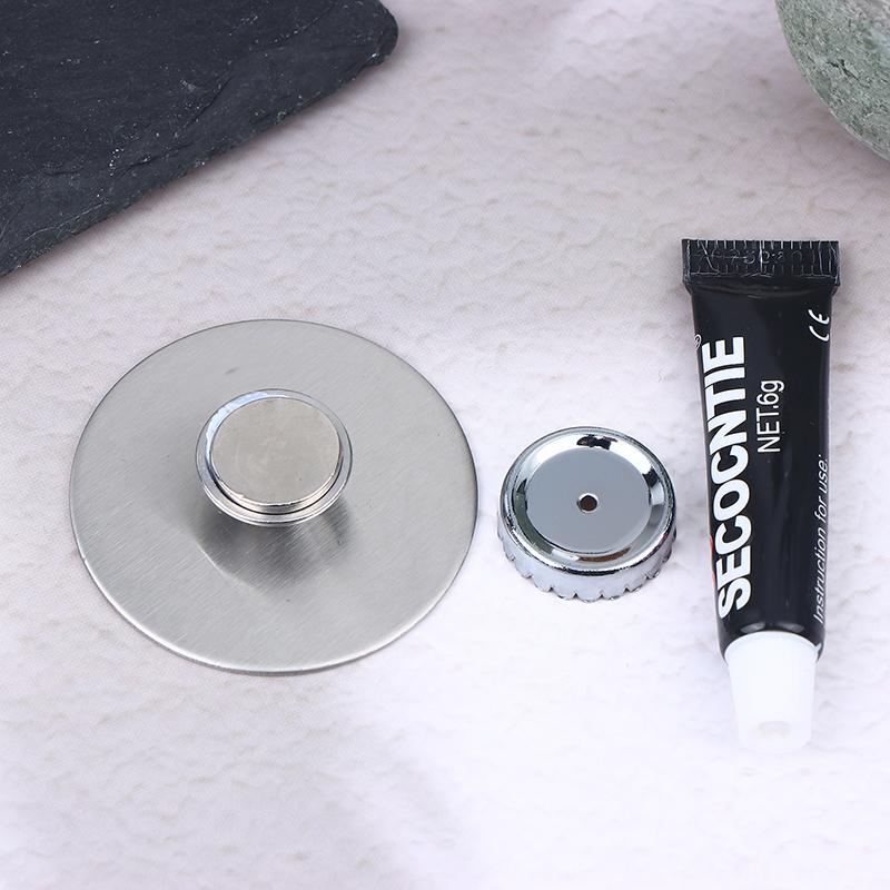 Wall Mounted Stainless Steel Magnetic Soap Holder Bathroom Kitchen Drain Soap Holder No-drill