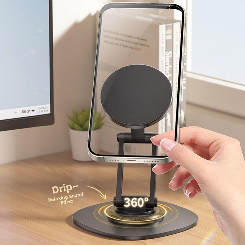 Aluminium Zink Zinklegierung Magnetischer Handyhalter Verstellbarer Handy-Ständer Schreibtisch Lazy Holder Büro-Setup