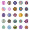 50 Mandala Sticker Pack for Notebooks, Skateboards, Water Bottles, Luggage, and More