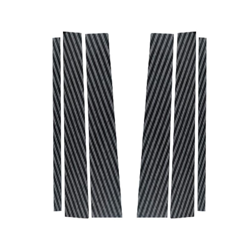 6Pcs Car Window Pillar Posts Door Trim Cover Sticker Fit for Saturn Vue 2002-2007 Auto Exterior Accessories