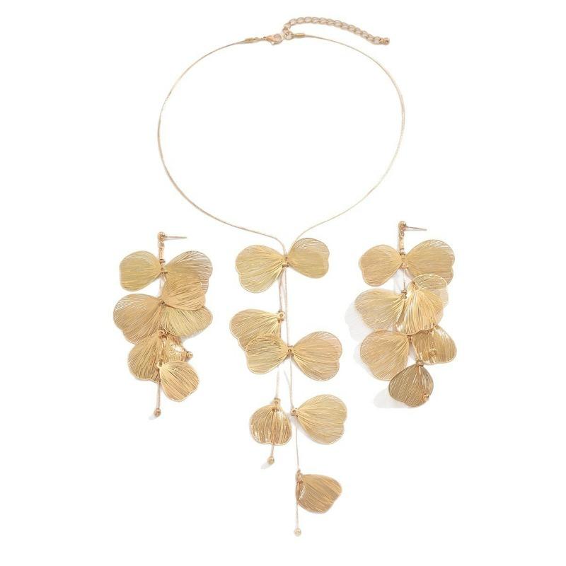 Wedding Butterfly Necklace Earrings, Bridal Accessories, Banquet Jewelry Set, One Piece Will Be Sent on Behalf of You.