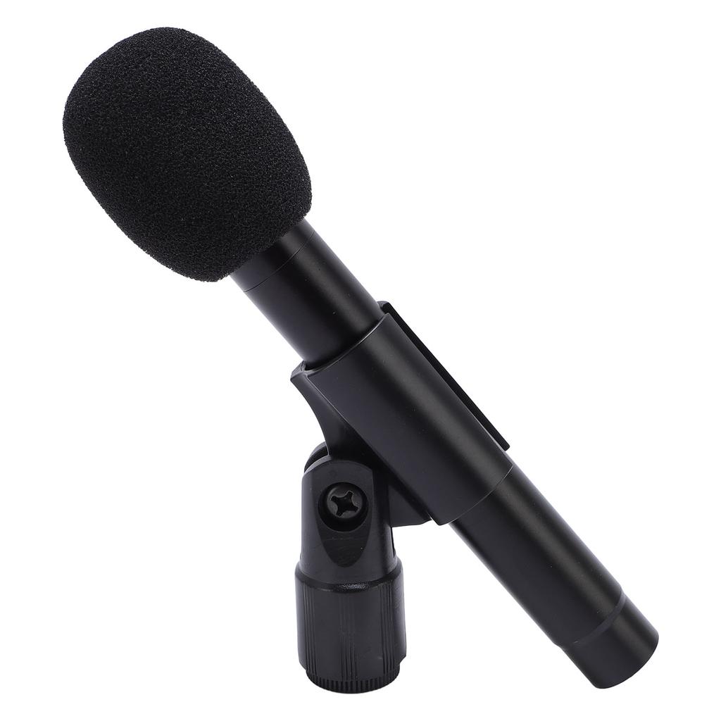 Small Diaphragm Condenser Microphone with Clip XLR Noise Reduction Instrument Microphone for Piano Guzheng Guitar