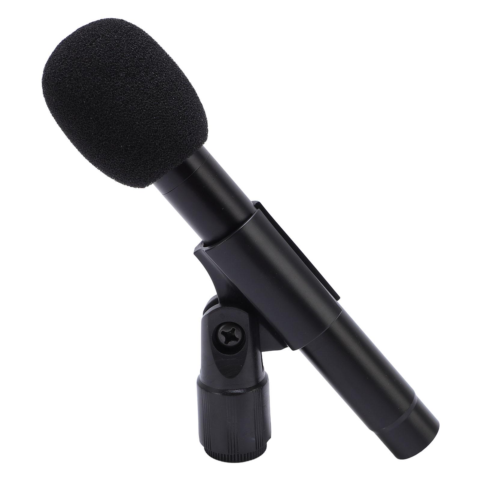 

Small Diaphragm Condenser Microphone with Clip XLR Noise Reduction Instrument Microphone for Piano Guzheng Guitar