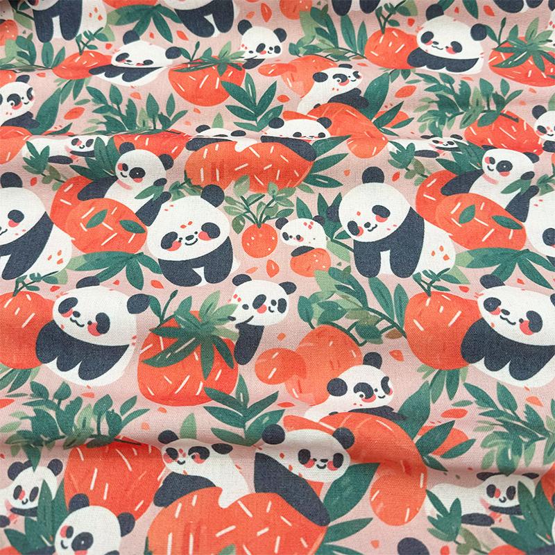 0.5m Encrypt Cotton Linen Children's Day Theme Style Fabric for Tablecloths Door Curtains Decorative Cloth Handmade DIY Fabrics