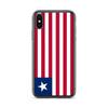 Coque Téléphone – Drapeau Du Liberia – Compatible iPhone XS – Étui Souple – Résistant Et Antichoc - Silicone - Pixelforma
