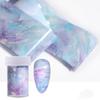 Nail Art Transfer Paper Ink Smudging Nail Marble Pattern Cloud Starry Sky Sticker Japanese Diy Decoration 100Cm