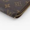 Louis Vuitton Zippy Wallet Purse M60017 Brown Monogram Canvas Women Used