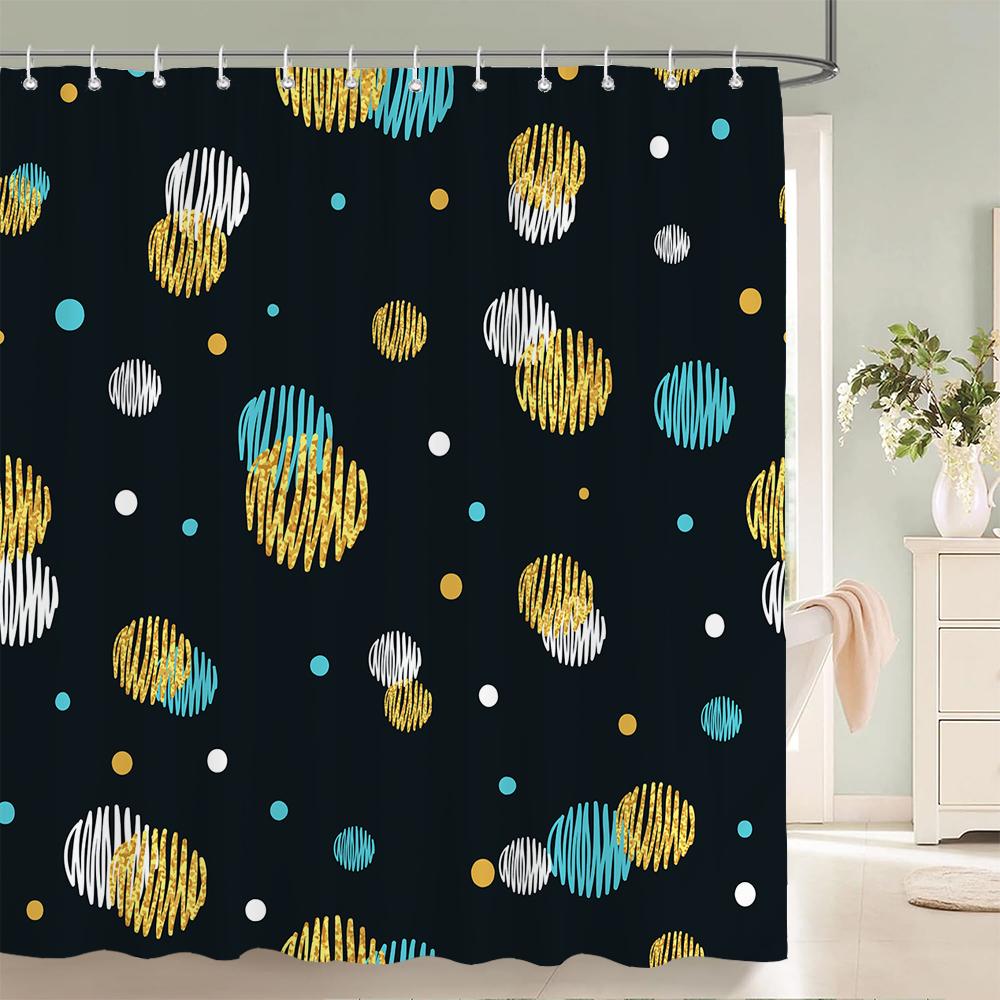 Waterproof Flower Leaves Shower Curtain For Bathroom Bath Curtains 3D Print Polyester Fabric Decor Multi-Size Shower Curtains