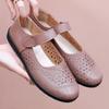 Soft-soled Shoes Baotou Sandals Women's Comfortable Non-slip Single Shoes Medium and Old Hollow Hole Shoes Elderly Leather Shoes Summer