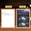 23cm/9.06in Anime Figure Cartoon Light Painting Night Lamp Muchen And Luoli Peripherals Collectible Birthday Gift Table Decorate