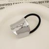 Minimalist Metal Hair Ring - New Korean Style High-End Ponytail Tie Rubber Band.