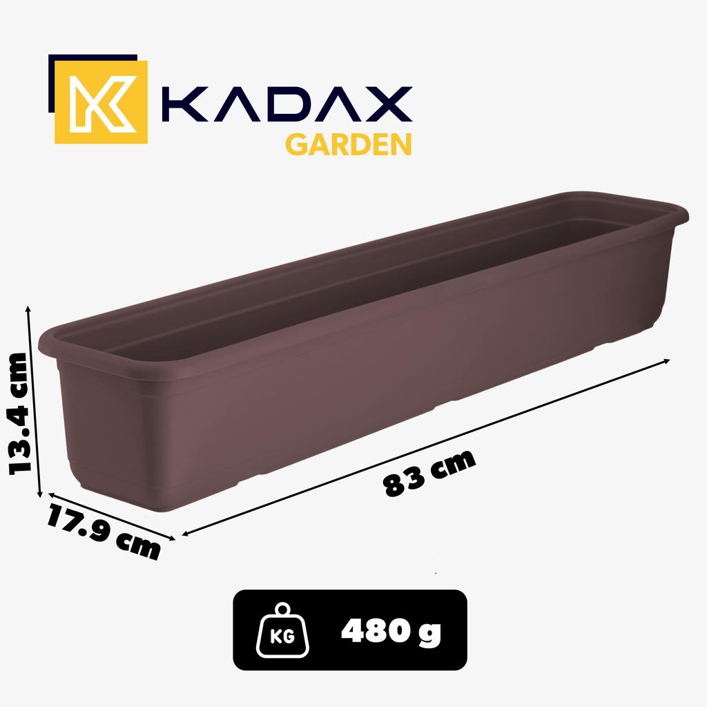 KADAX Skrzynka Balkonowa 80cm Doniczka Na Kwiaty