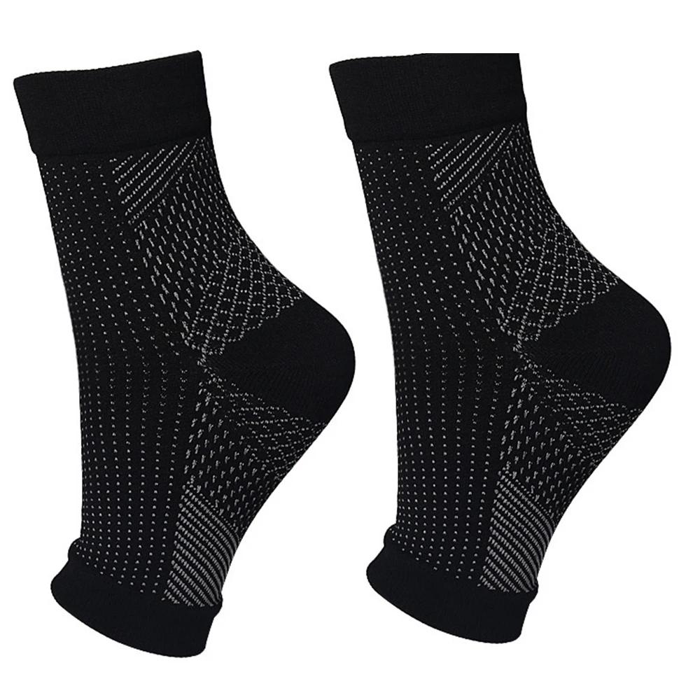 1Pair Ankle Brace Compression Support Sleeve,Medical Ankle Compression Socks for Plantar Fasciitis,Ankle Swelling,Arch Support