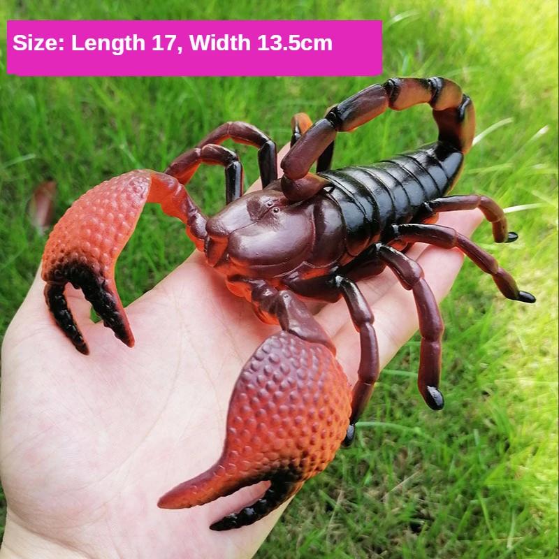 Simulation Insect Small Animal Toy Ant Cricket Spider Scorpion Ladybug Simulation Animal Model Home Garden Ornaments Statues