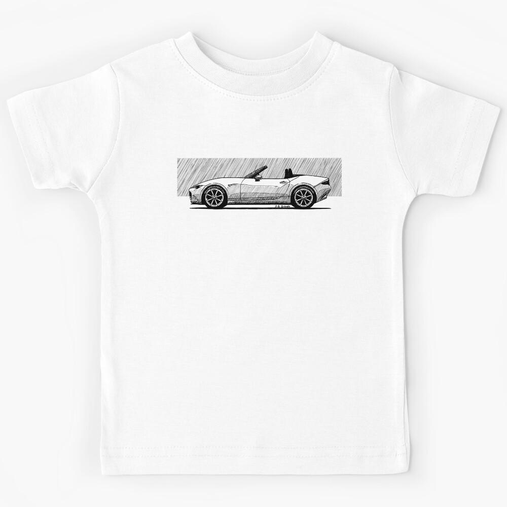 Pen drawing of Japanese roadster car ND Kids T-Shirt 170