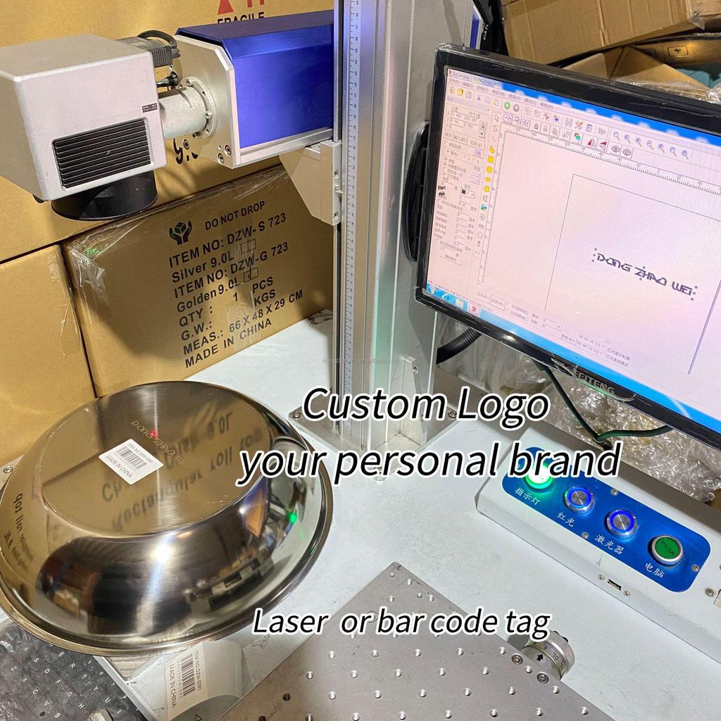 Vierblättriger Klee Gold Heißtopf mit Deckel & Ständer - 4L & 8L Größen