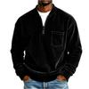 Men's Street Pullover Loose Fit Top with Pockets